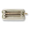 Portafoglio da Donna bianco con chiusura zip-around Lora Ferres