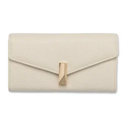 Portafoglio da Donna bianco con chiusura oro Lora Ferres