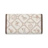 Portafoglio Donna beige e marrone con stampa equestre Giulia Pieralli