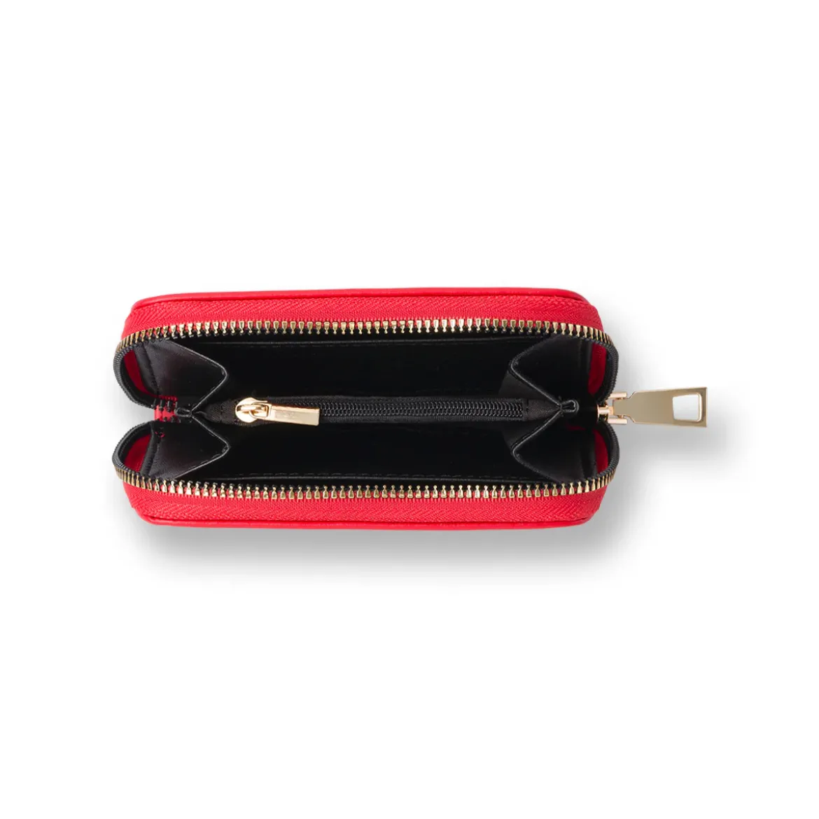 Portafoglio rosso da Donna con zip e logo Swish Jeans