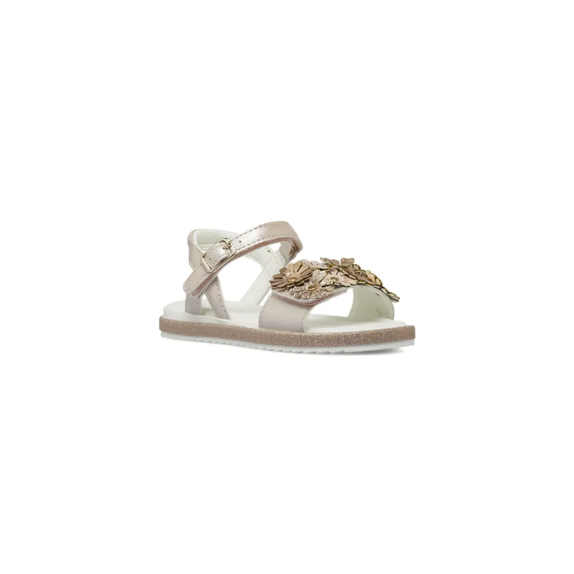 Sandali Bambina da cerimonia oro con glitter Le scarpe di Alice