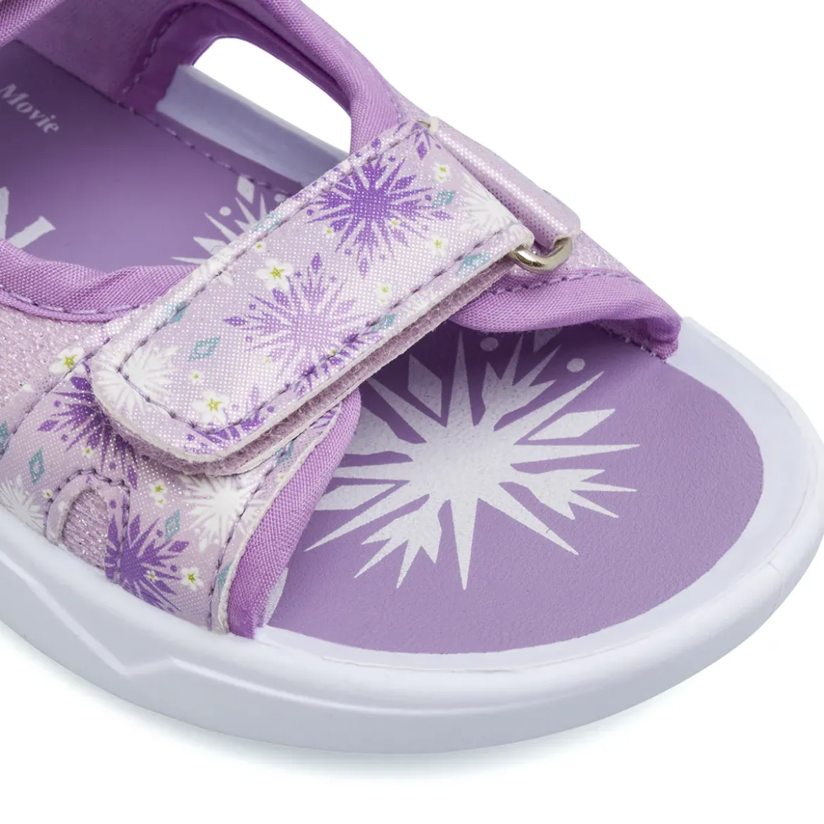 Sandali Bambina Lilla con Elsa e Anna e dettagli glitter Frozen