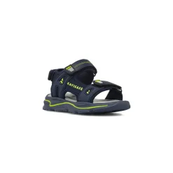 Sandali Bambino Blu con triplo strappo e suola grip Navigare