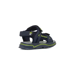 Sandali Bambino Blu con triplo strappo e suola grip Navigare
