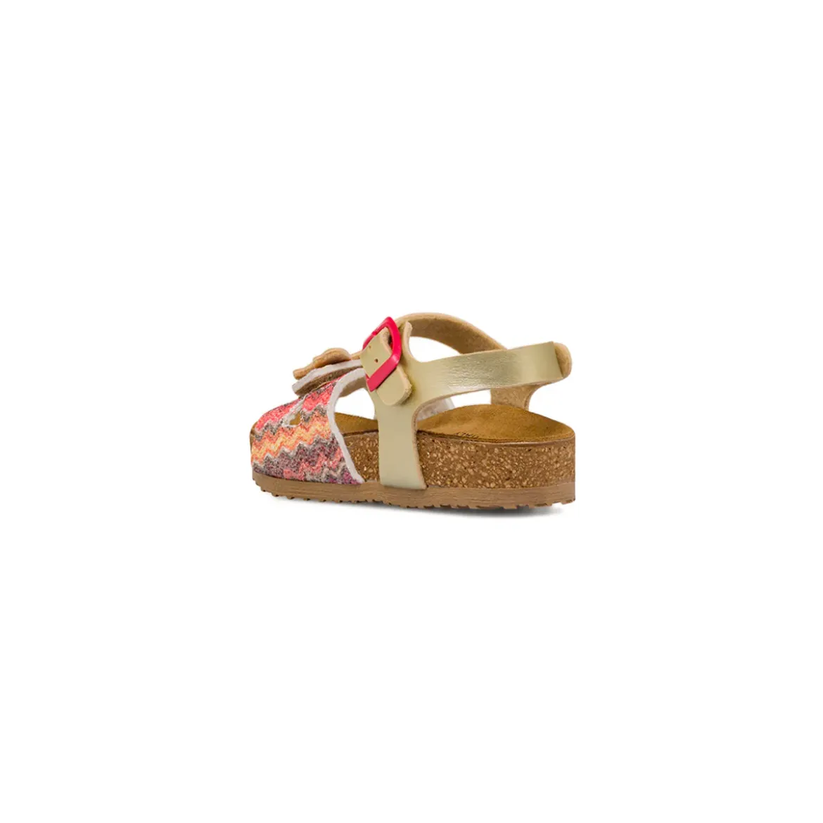 Sandali Beige da Bambina e Ragazza con Farfalla e cinturino con fibbia Regolabile Settenote