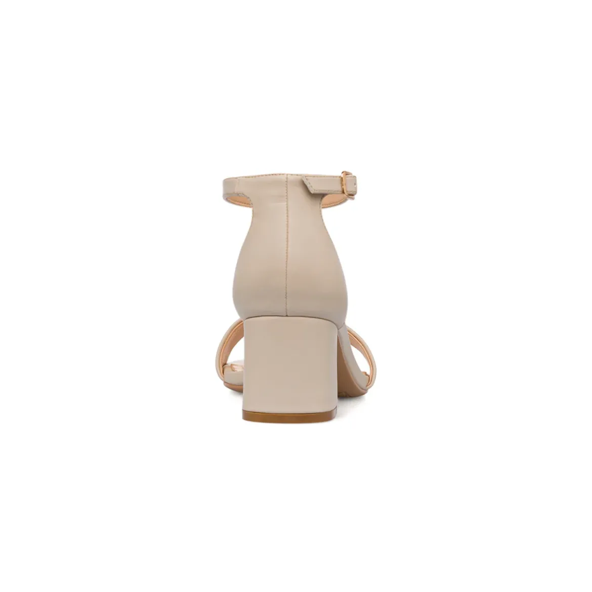 Sandali Beige da Donna con cinturino alla caviglia e tacco 5,5 cm Lora Ferres