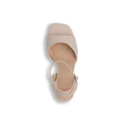 Sandali beige da Donna con tacco a colonna 9 cm Swish Jeans