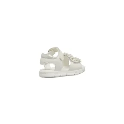 Sandali bianchi da Bambina con fiori decorativi e glitter Lumberjack