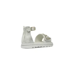 Sandali bianchi da Bambina con cinturini e strass Le scarpe di Alice