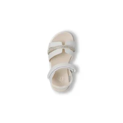 Sandali bianchi da Bambina con strass e strappo Le scarpe di Alice