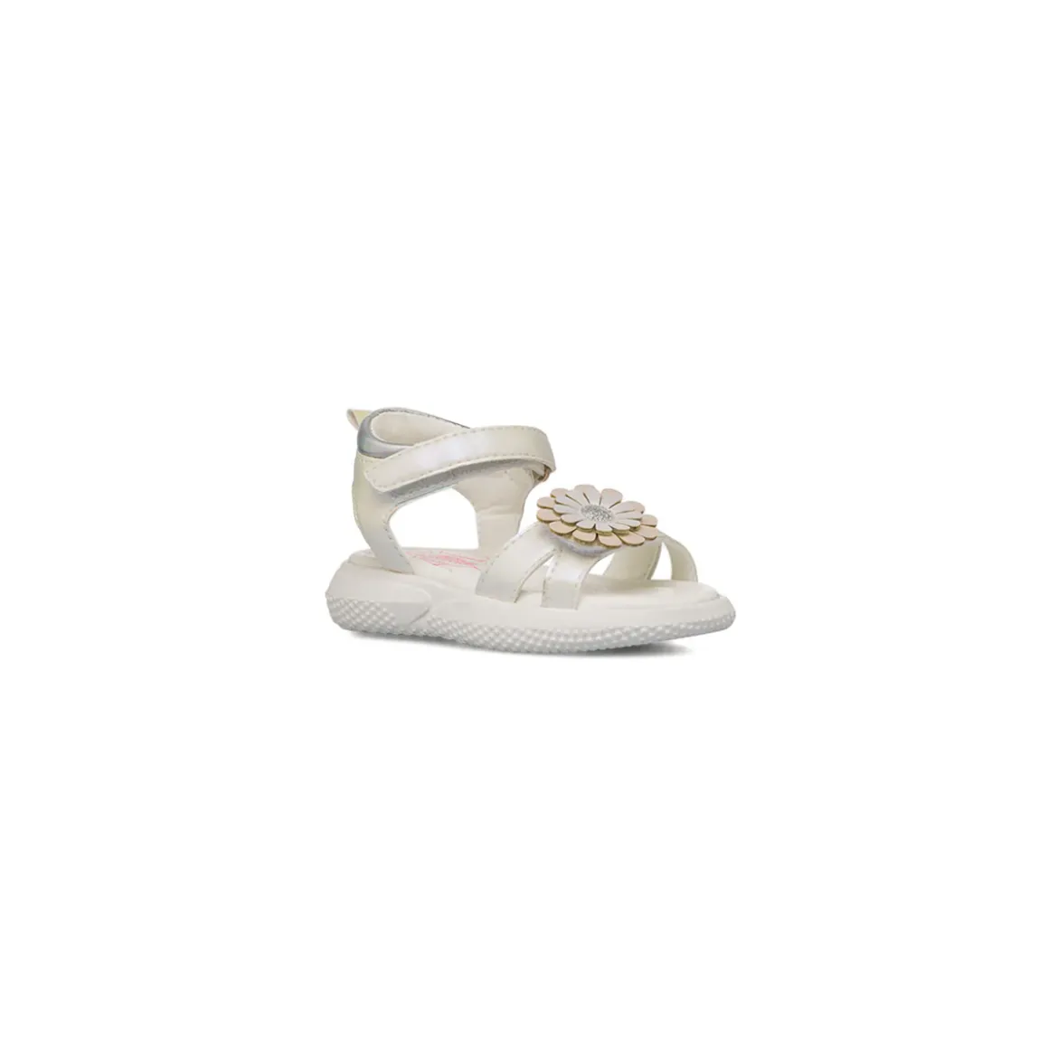 Sandali Bianchi da Bambina Primi Passi con fiore in rilievo Le scarpe di Alice