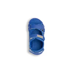 Sandali blu da Bambino con doppia chiusura a strappo e luci Sonic