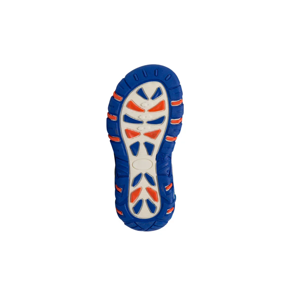 Sandali blu da Bambino con stampe colorate e strappo in velcro Space Boy