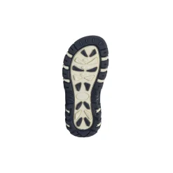Sandali blu da Bambino con stampe giallo fluo e strappo Space Boy
