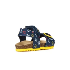 Sandali Blu da Bambino con stampa aeroplani e suola traspirante Geox