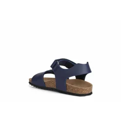 Sandali blu da Bambino con suola traspirante e strappo Geox