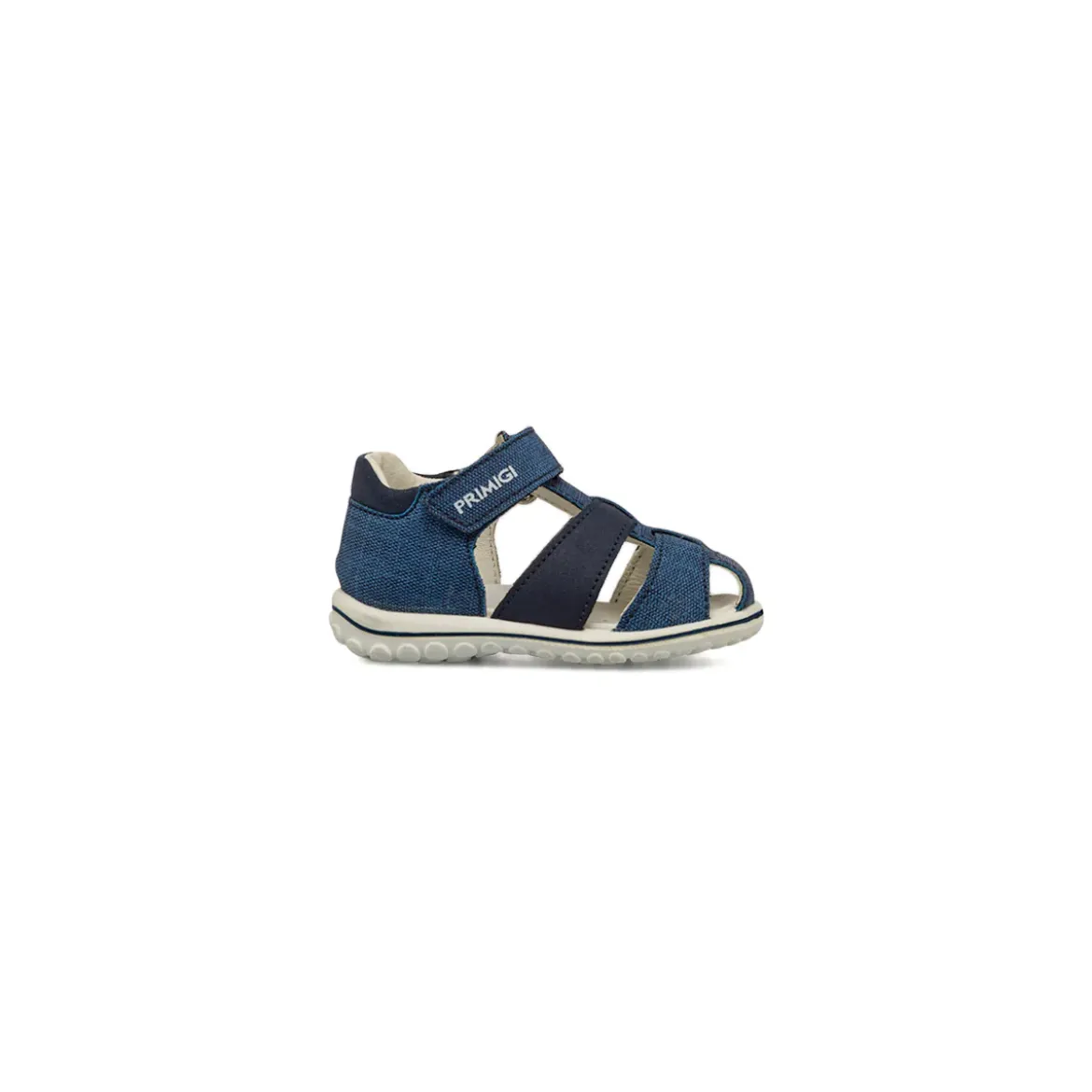 Sandali blu effetto Jeans Primi Passi Bambino con logo Primigi