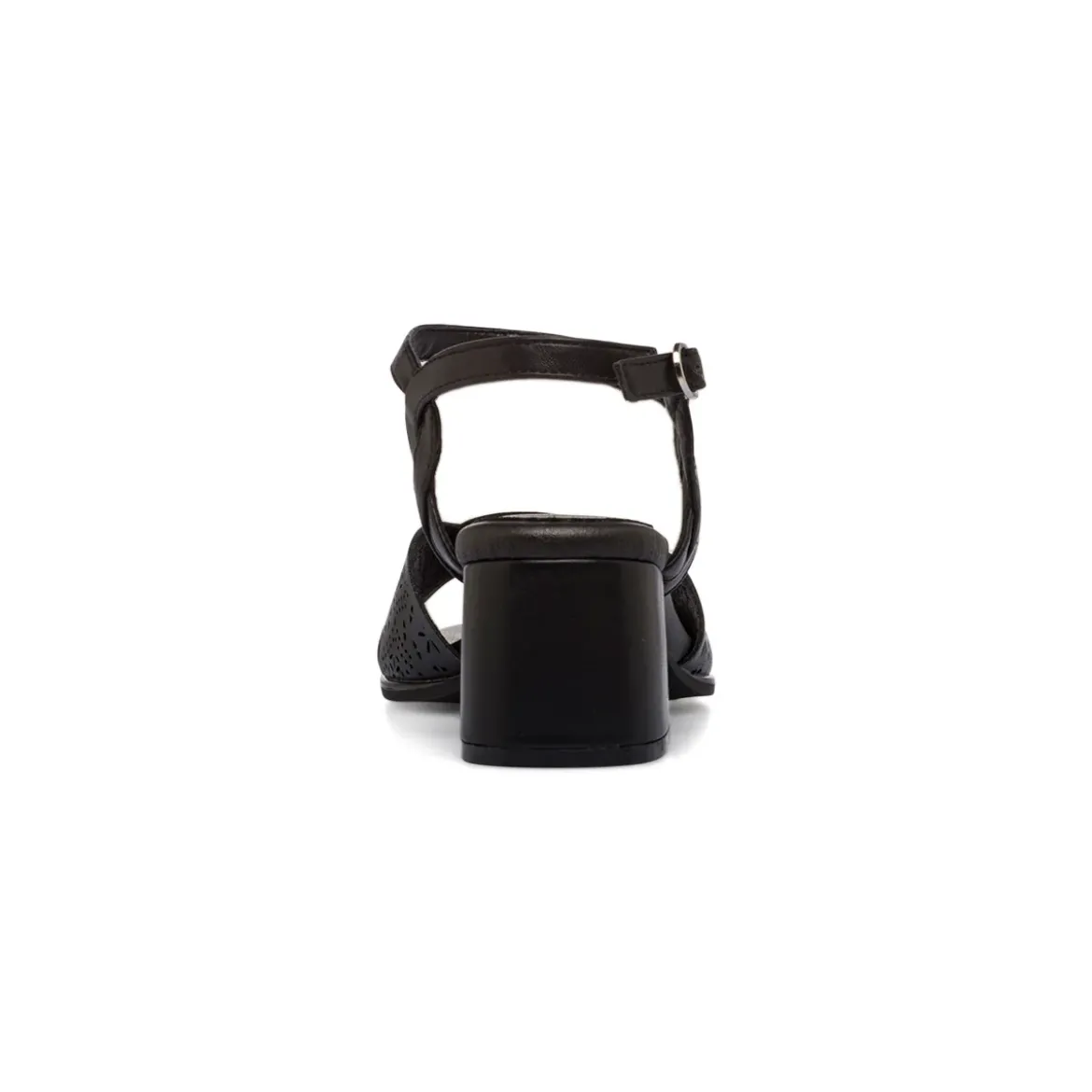 Sandali comfort neri da Donna con tacco a blocco 6,5 cm P Soft