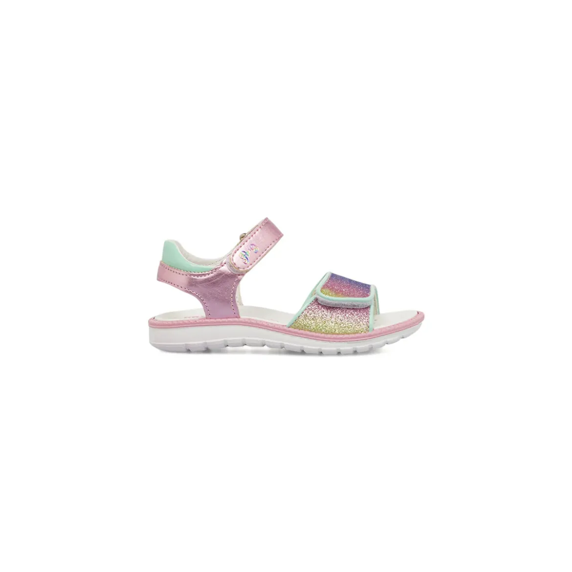 Sandali da Bambina con glitter arcobaleno e soletta in pelle Primigi