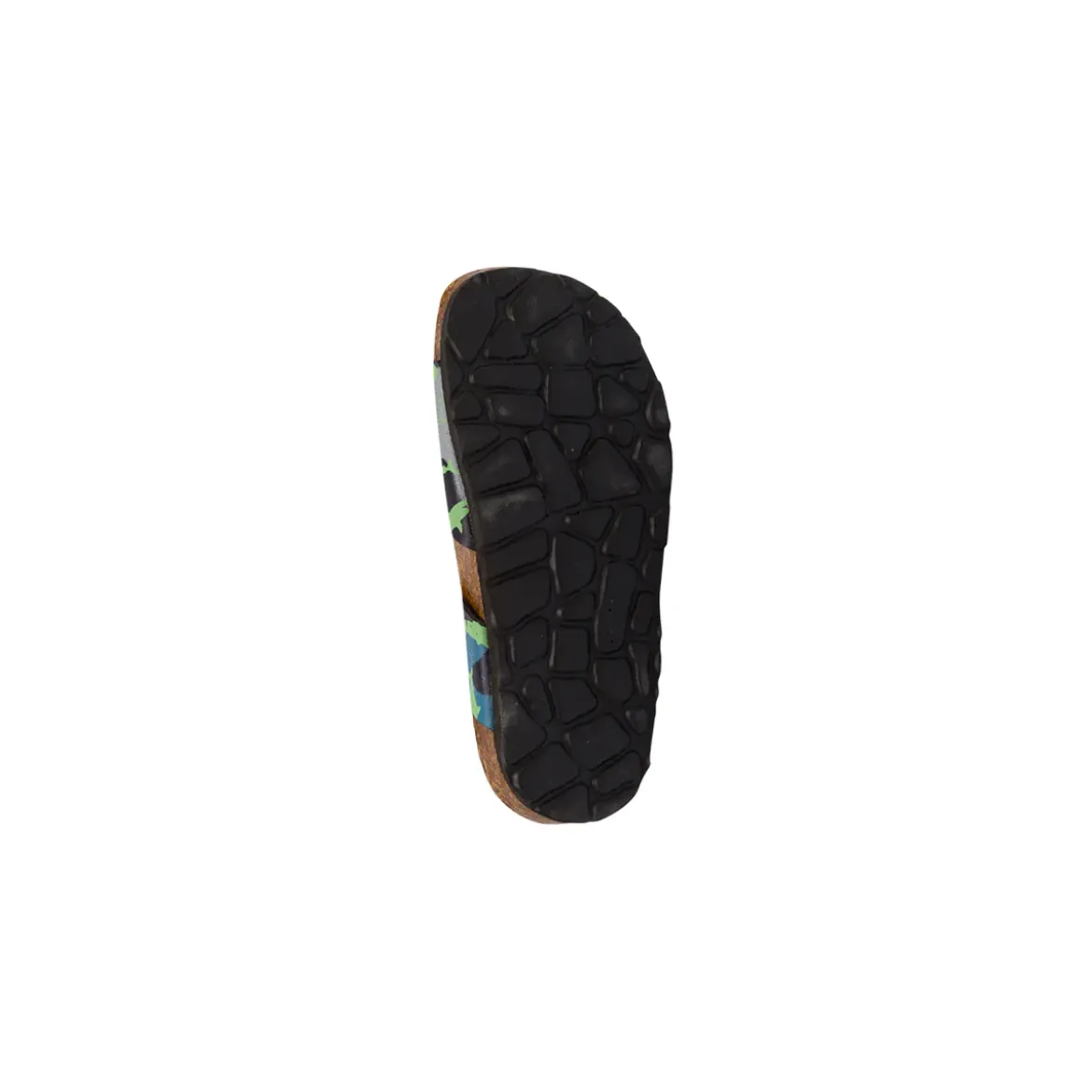 Sandali da Bambino e Ragazzo Verde Blu camouflage e squali Weep & Smile