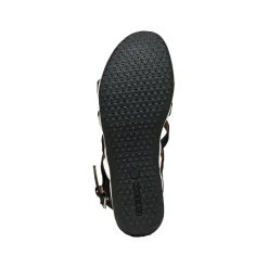 Sandali da Donna neri con suola bicolor traspirante Geox