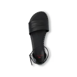 Sandali flat Neri da Donna con cinturino alla caviglia Swish Jeans