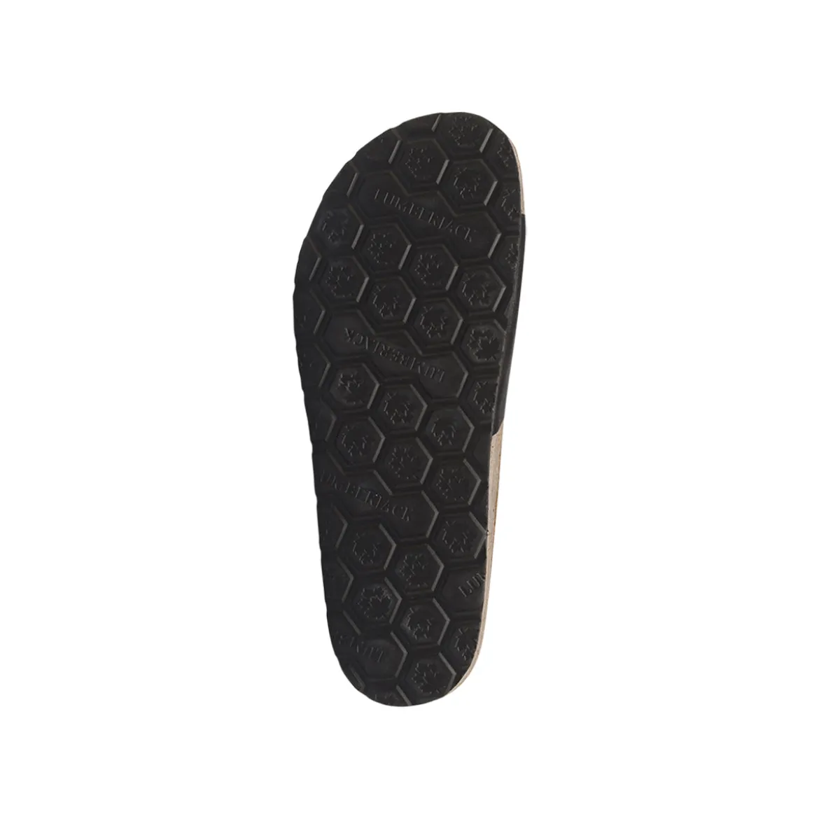 Sandali flat Neri Donna con maxi fibbia effetto scamosciato Lumberjack