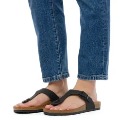Sandali infradito da donna neri Italia Trend Zeudi