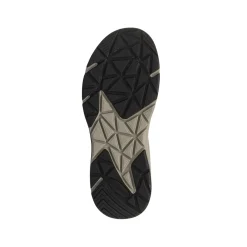 Sandali marroni da Uomo con strappo e soletta in pelle Lumberjack