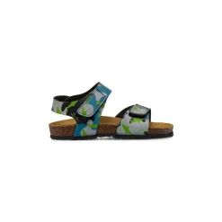 Sandali multicolore da Bambino con stampa camouflage Weep & Smile