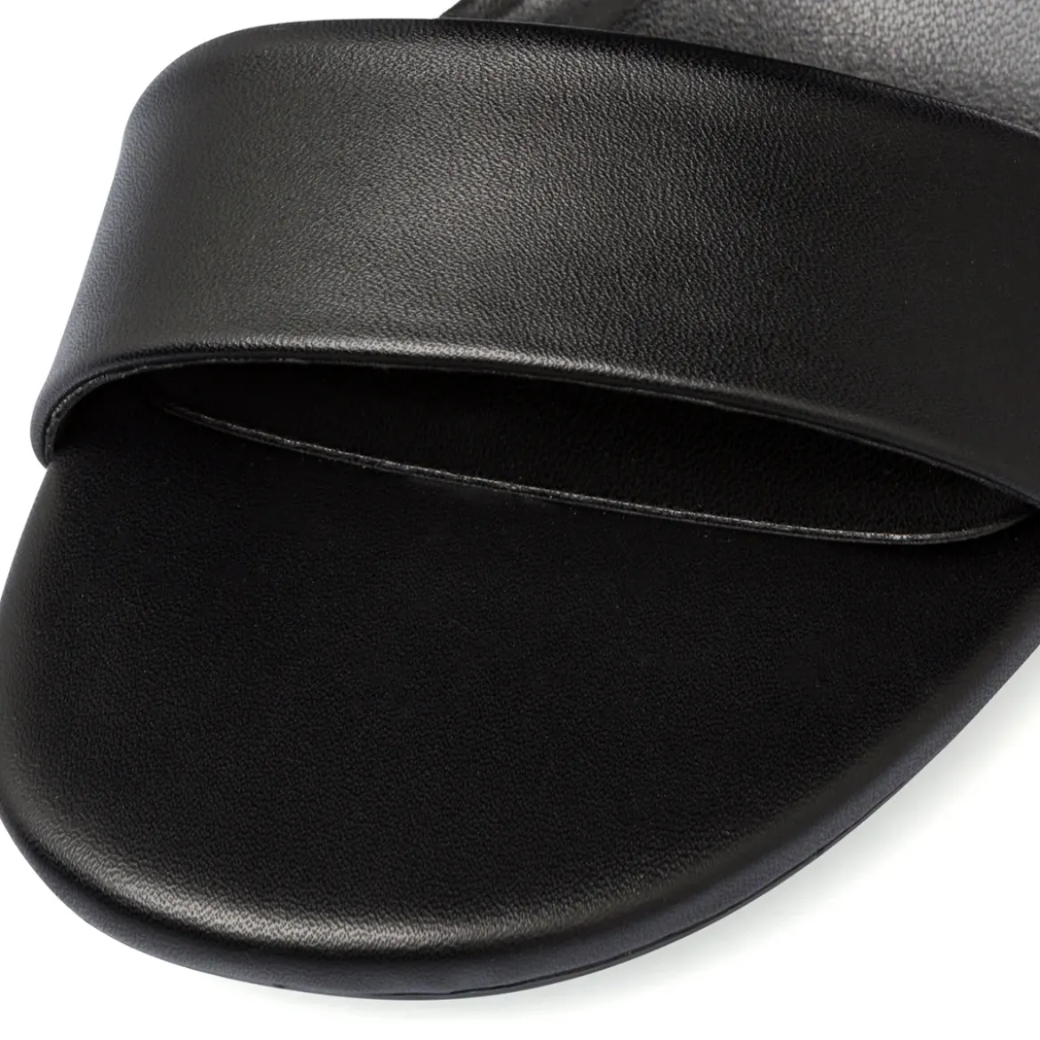 Sandali neri da donna con tacco a blocco 6 cm Lora Ferres