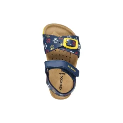 Sandali primi passi blu da Bambino con suola traspirante Geox