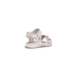 Sandali Primi passi da Bambina rosa con stampa fiore e strappi Primigi