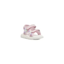 Sandali primi passi rosa da Bambina con inserto multicolor Lumberjack