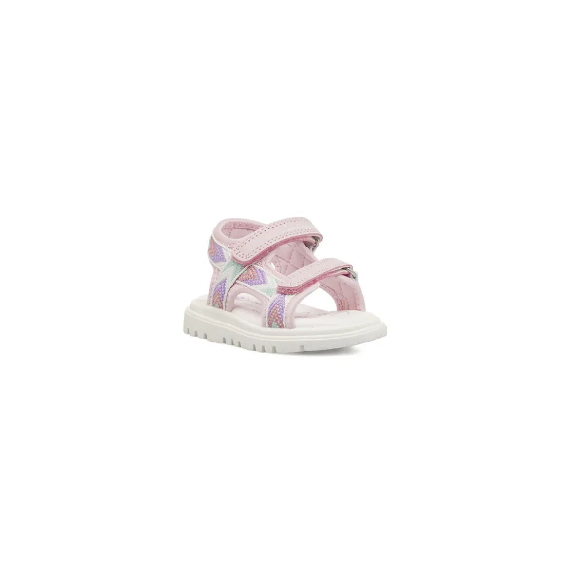 Sandali primi passi rosa da Bambina con inserto multicolor Lumberjack