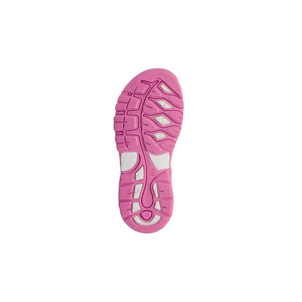 Sandali rosa con fiori in contrasto da Bambina Le scarpe di Alice