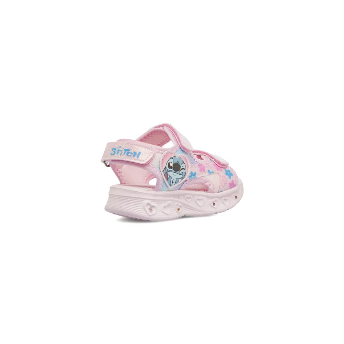 Sandali rosa da Bambina con luci e dettagli glitter Lilo & Stitch