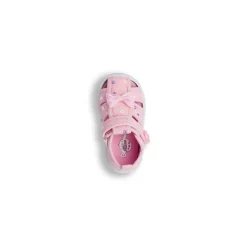 Sandali rosa da Bambina intrecciate con fiocco Le scarpe di Alice