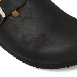 Sandali sabot neri da Uomo con soletta in pelle Riflessi Urbani
