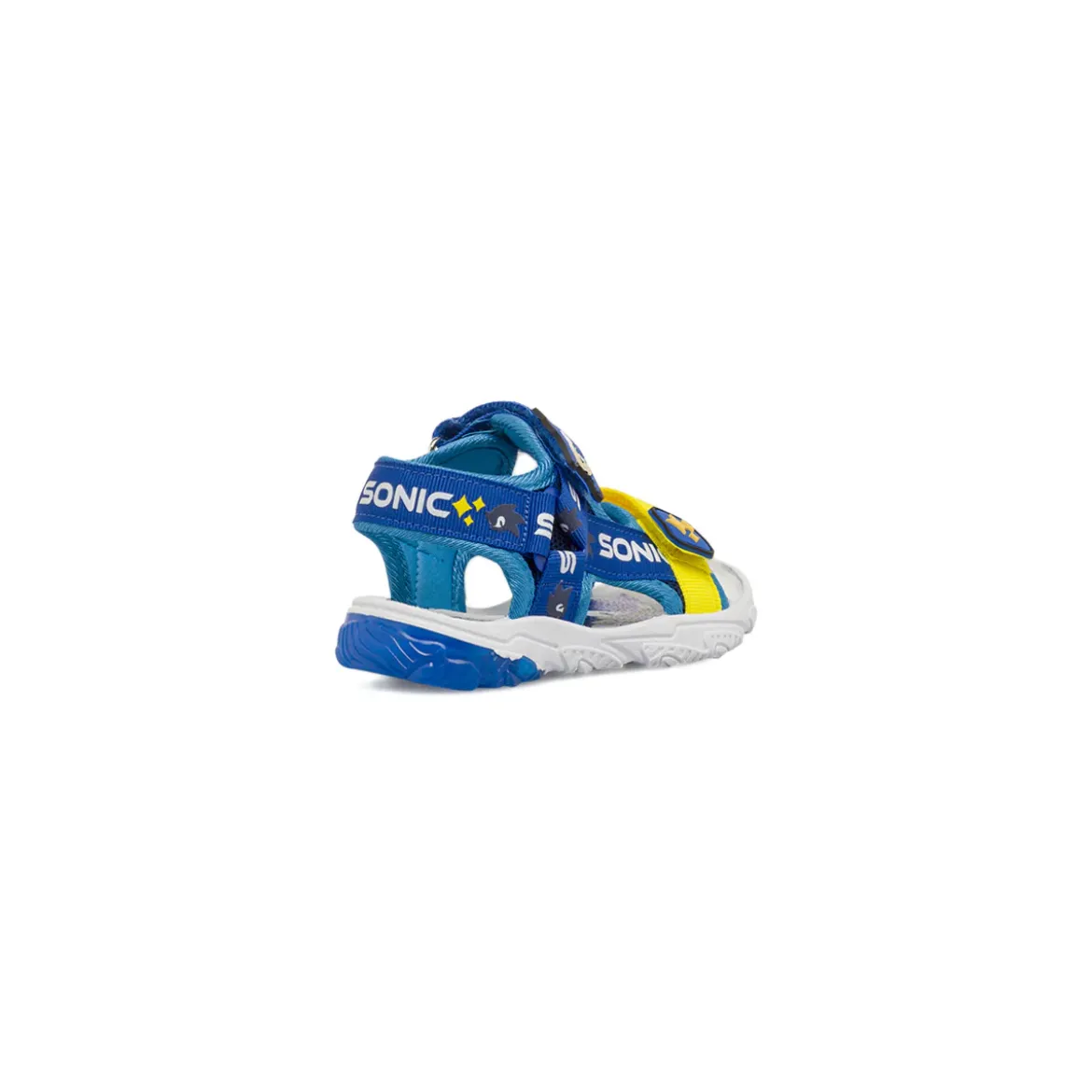 Sandali sportivi blu da Bambino con chiusura a strappo Sonic