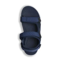 Sandali sportivi da Uomo blu con cinturini a strappo Riflessi Urbani