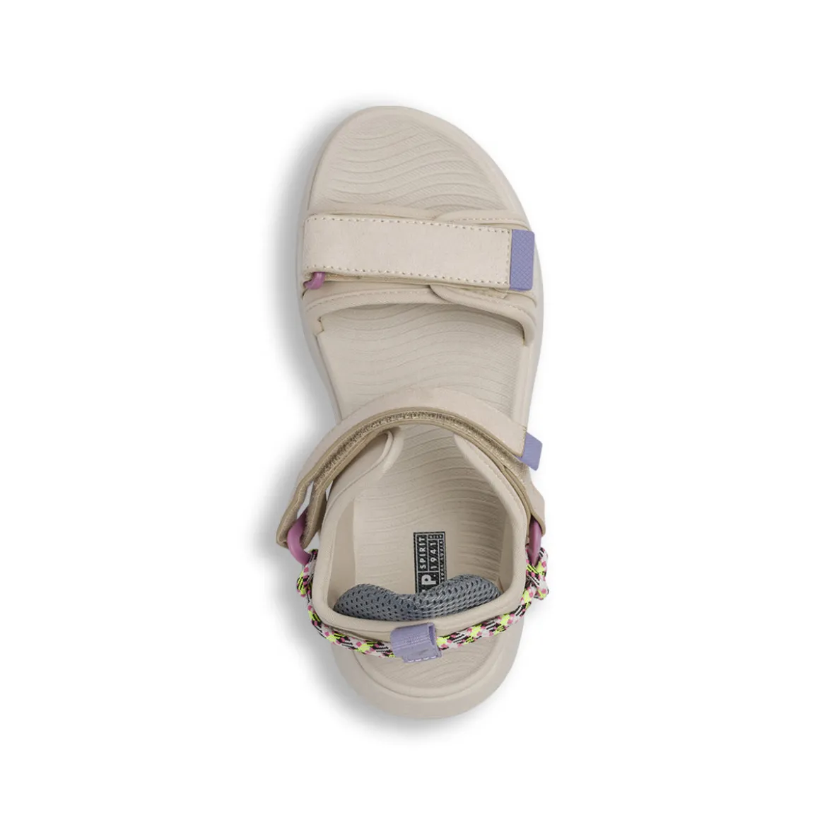 Sandali sportivi Donna beige con doppio strappo in velcro Jeep Spirit