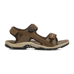 Sandali sportivi marroni da Uomo con soletta in pelle Riflessi Urbani