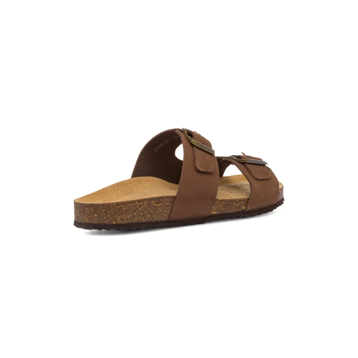 Sandali traspiranti marroni in pelle da donna Geox Brionia