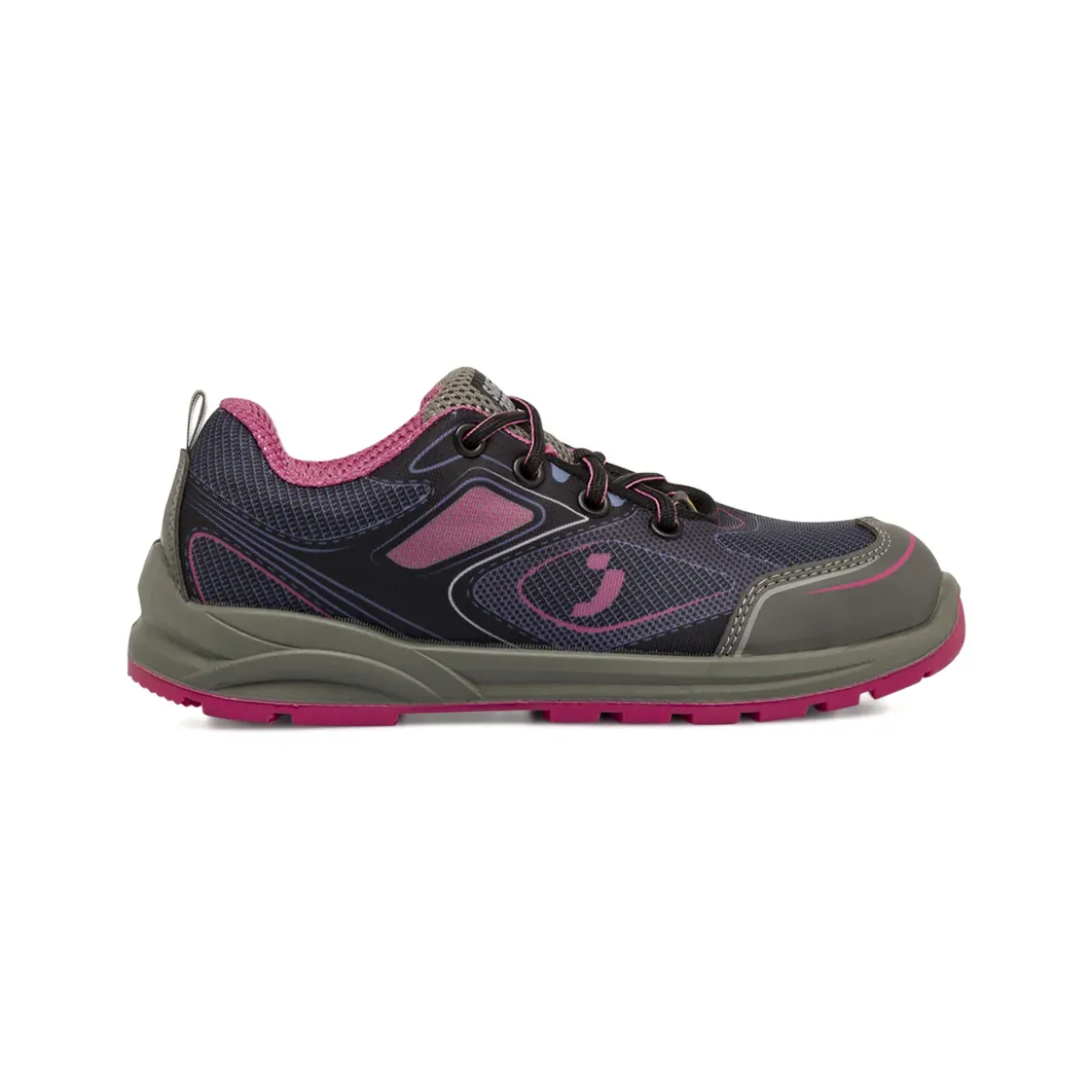 Scarpe antinfortunistiche basse da Donna rosa in tessuto Safety Jogger