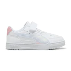 Scarpe Bambina Bianche con Dettagli Iridescenti Puma Caven III Holo