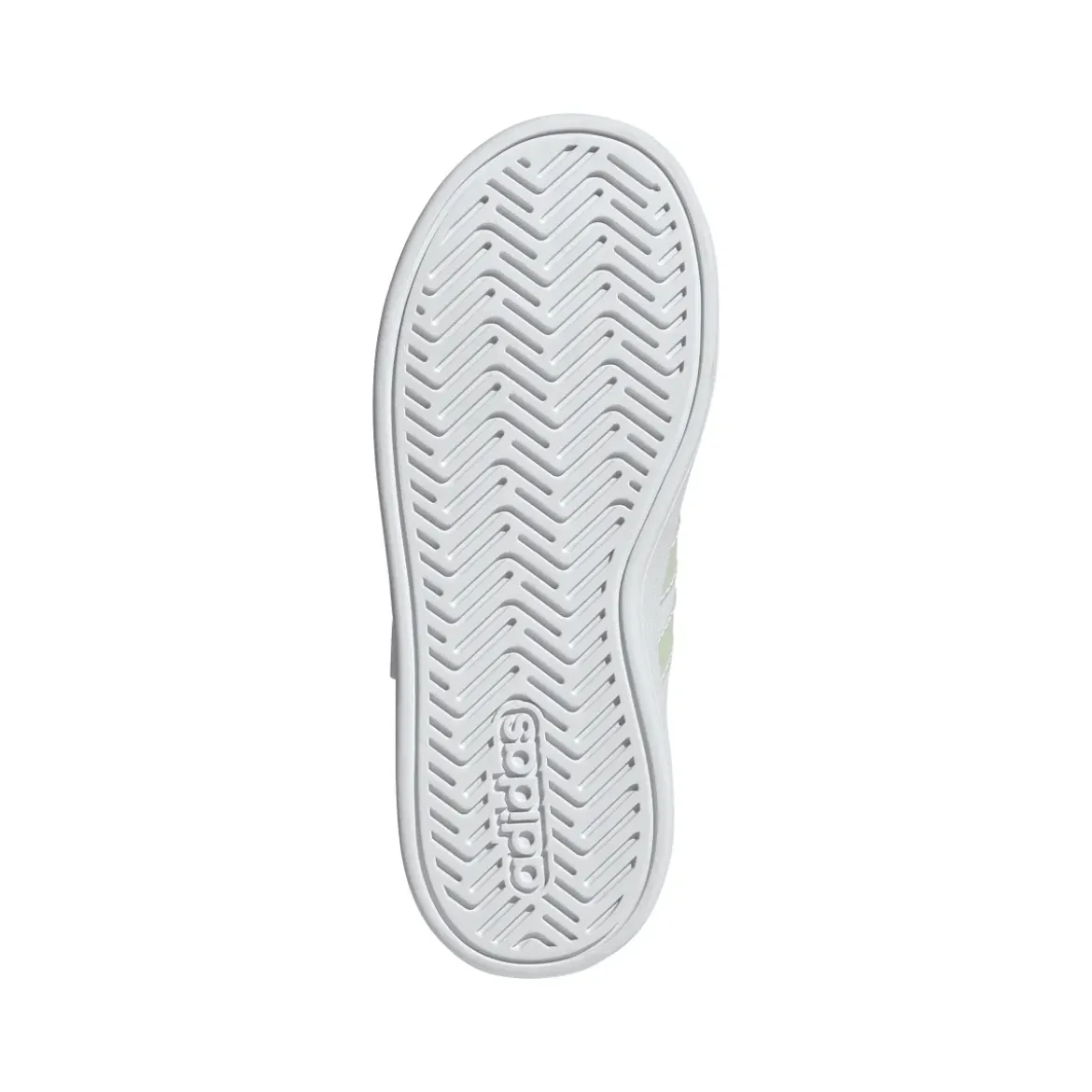 Scarpe Bambina Bianche con Strisce Iridescenti adidas Grand Court 3.0