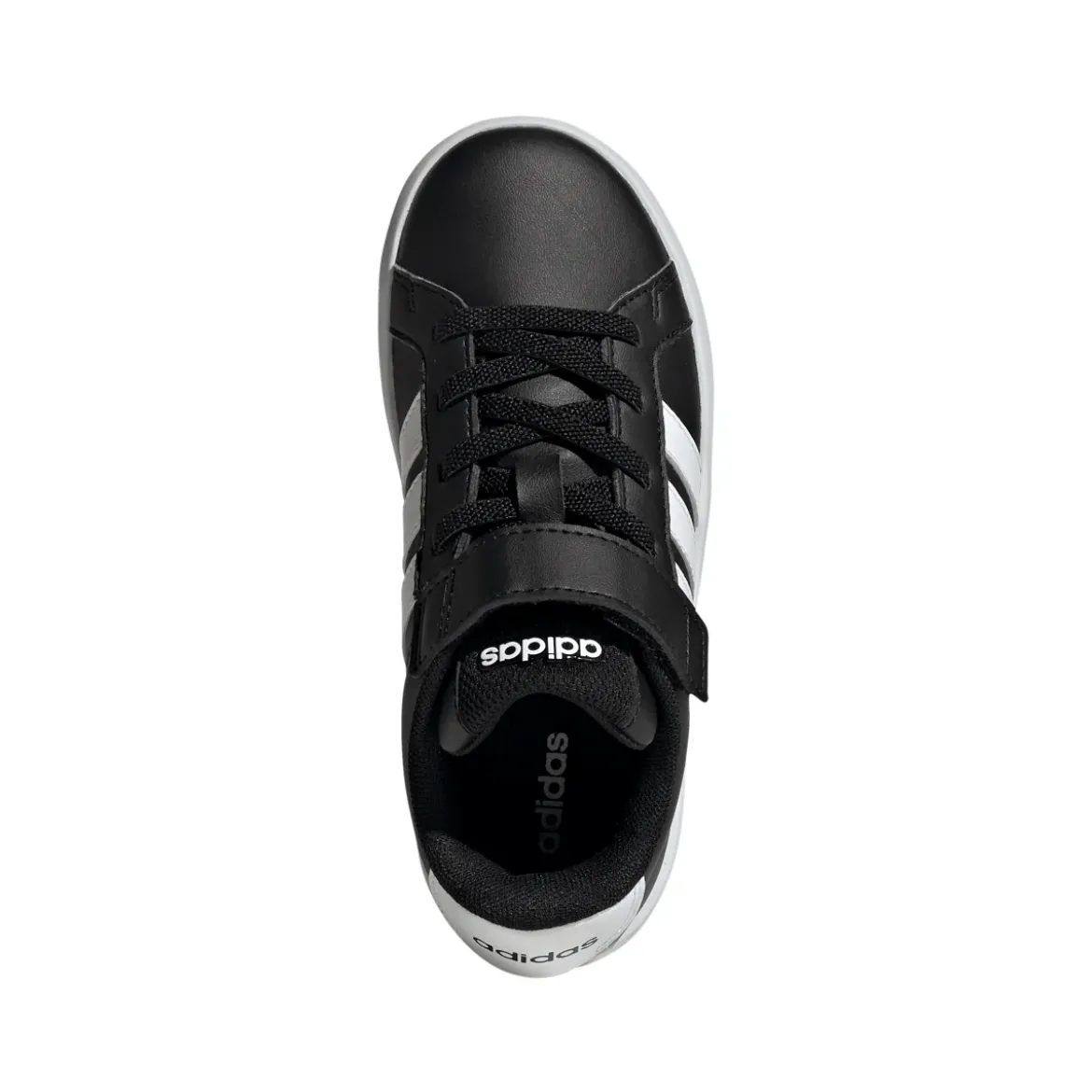 Scarpe Bambino Nere con chiusura Strappo adidas Grand Court 3.0