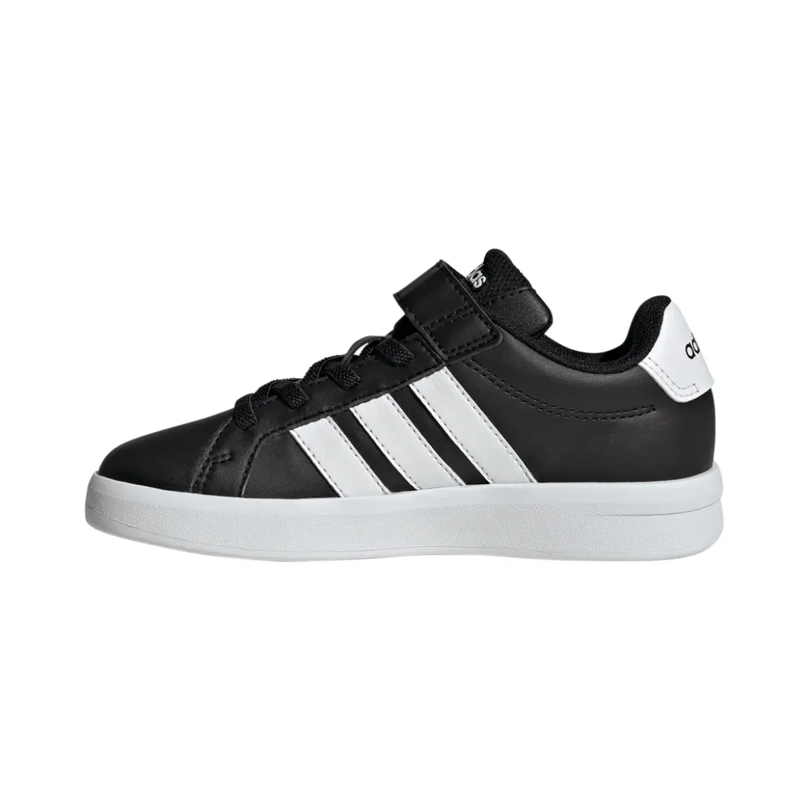Scarpe Bambino Nere con chiusura Strappo adidas Grand Court 3.0