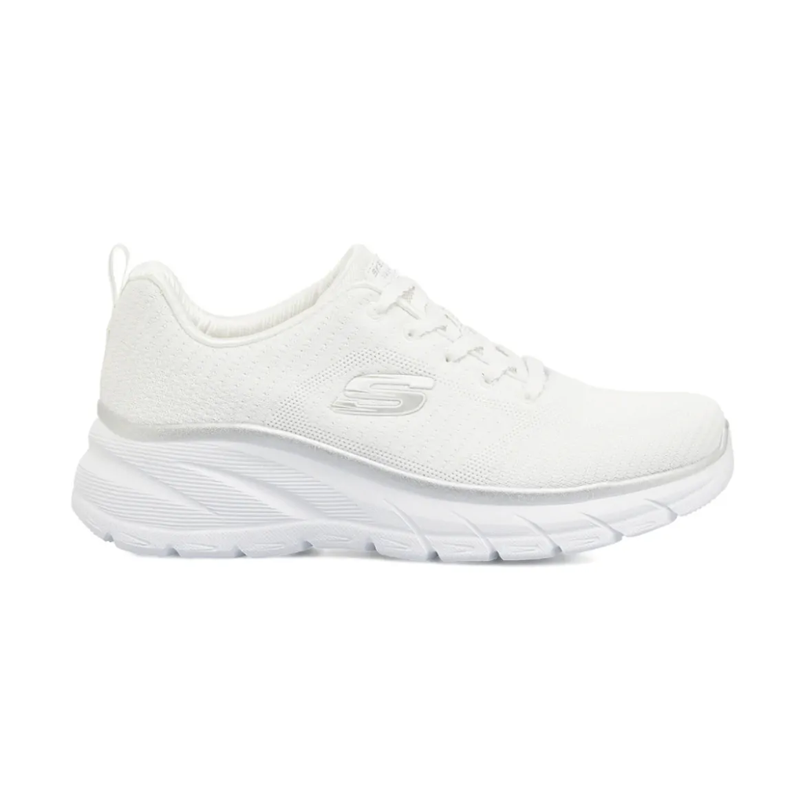 Scarpe bianche da Donna in tessuto mesh Skechers fashion Fit 2.0